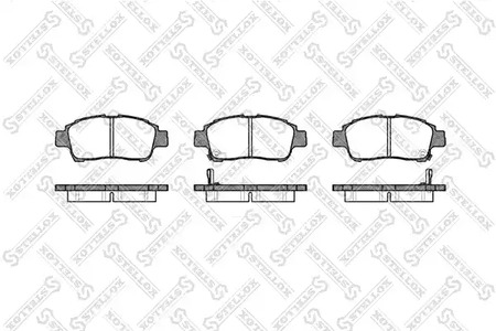 723 002-SX STELLOX Тормозные колодки